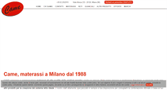 Desktop Screenshot of materassi-milano.com